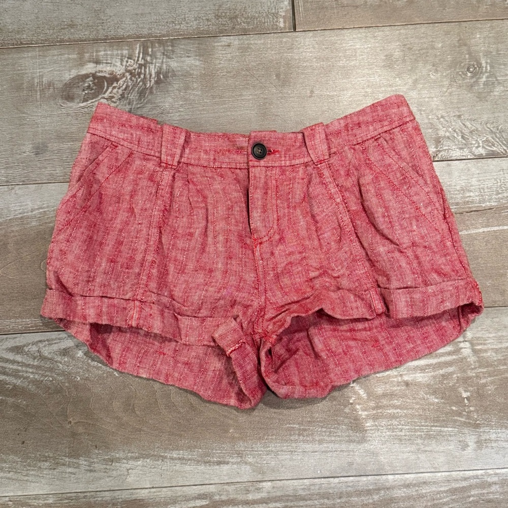 Free People Linen Shorts